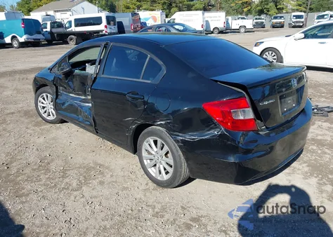 2012 Honda Civic Ex z USA, uszkodzony, nr VIN 19XFB2F83CE343300